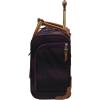 imagesteve madden Designer 15 Inch Carry on Suitcase Small Weekender Overnight Business Travel Luggage Lightweight 2 Rolling Spinner Wheels Under Seat Bag for Women Harlo BlackShadow Purple