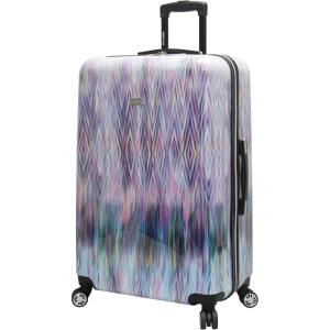imageSteve Madden Luggage Collection  24 Inch Scratch Resistant ABSPC Hardside Midsized Suitcase  Durable Lightweight Bag with 8Rolling Spinner Wheels Diamond