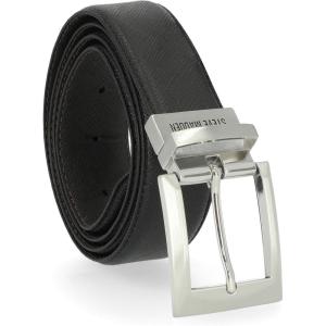 imageSteve Madden Reversible Mens Dress Casual Every Day Leather BeltBlackBrown Reversible  Saffiano