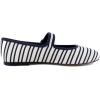 imageSteve Madden Womens Dory Ballet FlatNavyWhite Satin