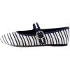 imageSteve Madden Womens Dory Ballet FlatNavyWhite Satin