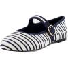 imageSteve Madden Womens Dory Ballet FlatNavyWhite Satin