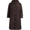 imageMadden Girl Womens Maxi Puffer Jacket  Long Quilted Puffer Coat Sizes S3XChocolate