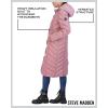 imageMadden Girl Womens Maxi Puffer Jacket  Long Quilted Puffer Coat Sizes S3XDk Dusty Rose