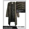 imageMadden Girl Womens Maxi Puffer Jacket  Long Quilted Puffer Coat Sizes S3XOlive