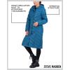 imageMadden Girl Womens Maxi Puffer Jacket  Long Quilted Puffer Coat Sizes S3XPeacock