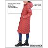 imageMadden Girl Womens Maxi Puffer Jacket  Long Quilted Puffer Coat Sizes S3XTerracotta