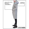 imageMadden Girl Womens Maxi Puffer Jacket  Long Quilted Puffer Coat Sizes S3XTitanium