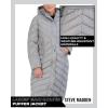 imageMadden Girl Womens Maxi Puffer Jacket  Long Quilted Puffer Coat Sizes S3XTitanium
