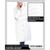 imageMadden Girl Womens Maxi Puffer Jacket  Long Quilted Puffer Coat Sizes S3XWhite