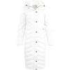 imageMadden Girl Womens Maxi Puffer Jacket  Long Quilted Puffer Coat Sizes S3XWhite