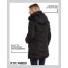 imageSteve Madden Womens Insulated Quilted Puffer Parka Winter Coat with Hood SXLBlack
