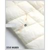 imageSteve Madden Womens Insulated Quilted Puffer Parka Winter Coat with Hood SXLIvory