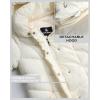 imageSteve Madden Womens Insulated Quilted Puffer Parka Winter Coat with Hood SXLIvory