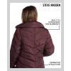 imageSteve Madden Womens Insulated Quilted Puffer Parka Winter Coat with Hood SXLMerlot