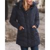 imageSteve Madden Womens Insulated Quilted Puffer Parka Winter Coat with Hood SXLNavy