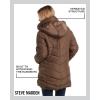 imageSteve Madden Womens Insulated Quilted Puffer Parka Winter Coat with Hood SXLOlive