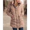 imageSteve Madden Womens Insulated Quilted Puffer Parka Winter Coat with Hood SXLTan
