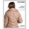 imageSteve Madden Womens Insulated Quilted Puffer Parka Winter Coat with Hood SXLTan