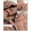 imageSteve Madden Womens Insulated Quilted Puffer Parka Winter Coat with Hood SXLTan