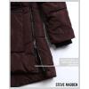 imageSteve Madden Womens Long Parka  Insulated Quilted Puffer Winter Coat for Women with Faux Sherpa Hood Sizes SXLBrown