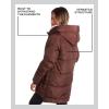 imageSteve Madden Womens Long Parka  Insulated Quilted Puffer Winter Coat for Women with Faux Sherpa Hood Sizes SXLBrown