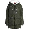 imageSteve Madden Womens Long Parka  Insulated Quilted Puffer Winter Coat for Women with Faux Sherpa Hood Sizes SXLOlive