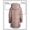 imageSteve Madden Womens Long Parka  Insulated Quilted Puffer Winter Coat for Women with Faux Sherpa Hood Sizes SXLSand Two