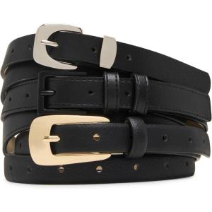 imageSteve Madden Womens Campo 3 for 1 Pant BeltBlack