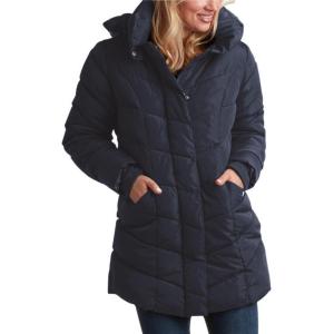 imageSteve Madden Womens Insulated Quilted Puffer Parka Winter Coat with Hood SXLNavy