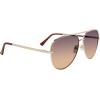 imageSteve Madden Womens Dante SunglassesShiny GoldBrown