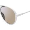 imageSteve Madden Womens Decker SunglassesCrystal WhitePurple Mirrored