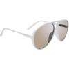 imageSteve Madden Womens Decker SunglassesCrystal WhitePurple Mirrored