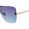 imageSteve Madden Womens Female Sunglasses Style Bentley ShieldShiny GoldCrystal BlueBlue Gradient