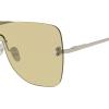 imageSteve Madden Womens Female Sunglasses Style Bentley ShieldShiny SilverSilver Mirrored