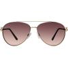 imageSteve Madden Womens Harlee SunglassesShiny GoldBrownBrown Gradient