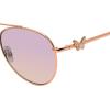imageSteve Madden Womens Harlee SunglassesShiny RosegoldPurple Gradient
