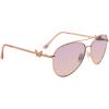 imageSteve Madden Womens Harlee SunglassesShiny RosegoldPurple Gradient