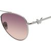 imageSteve Madden Womens Harlee SunglassesShiny SilverPink Gradient