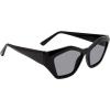 imageSteve Madden Womens Stacia SunglassesBlackSolid Smoke