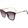 imageSteve Madden Womens Female Sunglasses Style Kent Cat EyeOff WhiteBlackGoldSmoke Gradient