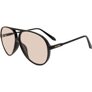 imageSteve Madden Womens Decker SunglassesBlackSolid Orange