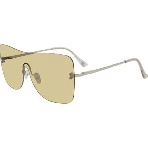 imageSteve Madden Womens Female Sunglasses Style Bentley ShieldShiny SilverSilver Mirrored