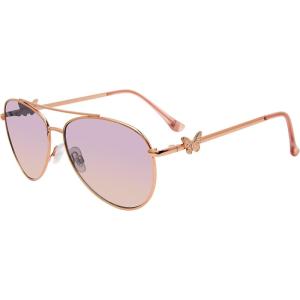 imageSteve Madden Womens Harlee SunglassesShiny RosegoldPurple Gradient