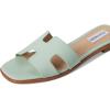 imageSteve Madden Womens Hadyn Slide SandalMint Green Leather