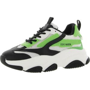 imageSteve Madden Womens Possession SneakerBlackGreen