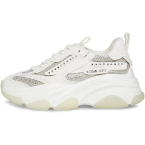 imageSteve Madden Womens Possession SneakerWhite Rhinestone