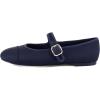 imageSteve Madden Womens Dory Ballet FlatNavy Satin