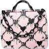 imageSteve Madden Bevelyn Convertible Crossbody BagPinkBlack Hearts