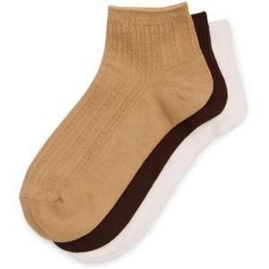 imageSTEVE MADDEN 3PK PEBBLE CABLE QUARTER TAN 3PK 911